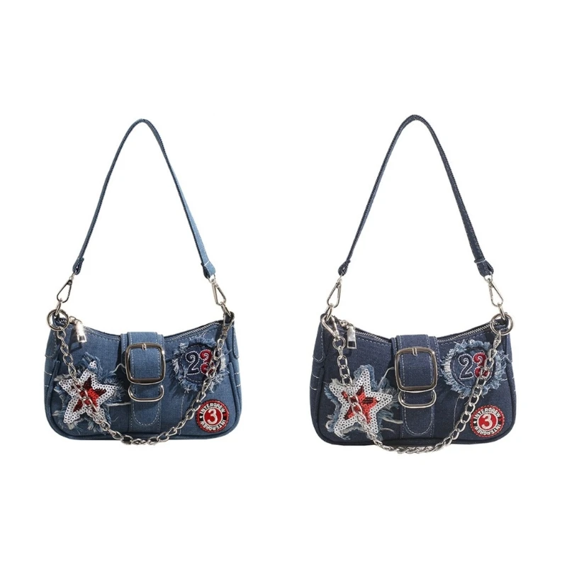 

Fashionable Embroidered Shoulder Bag Compact & Organized Crossbody Bag Unisex Handbag Suitable for Various Event Gift