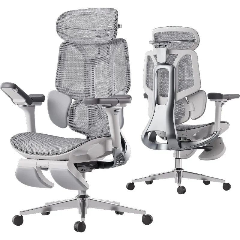 Hbada E3 Pro Ergonomic Office Chair, Big Tall Office Chair 3-Zone Dynamic Lumbar Support,4D Adjustable Headrest,6D Adjustable 2