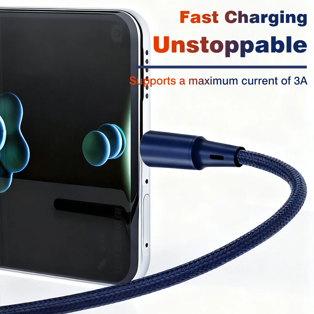 UGOURD PQ/QC 60W 타입 C to C 케이블 USB C 고속 충전 케이블 울트라 소프트 블루 오렌지 브레이디드 파워 코드 삼성 화웨이 태블릿용