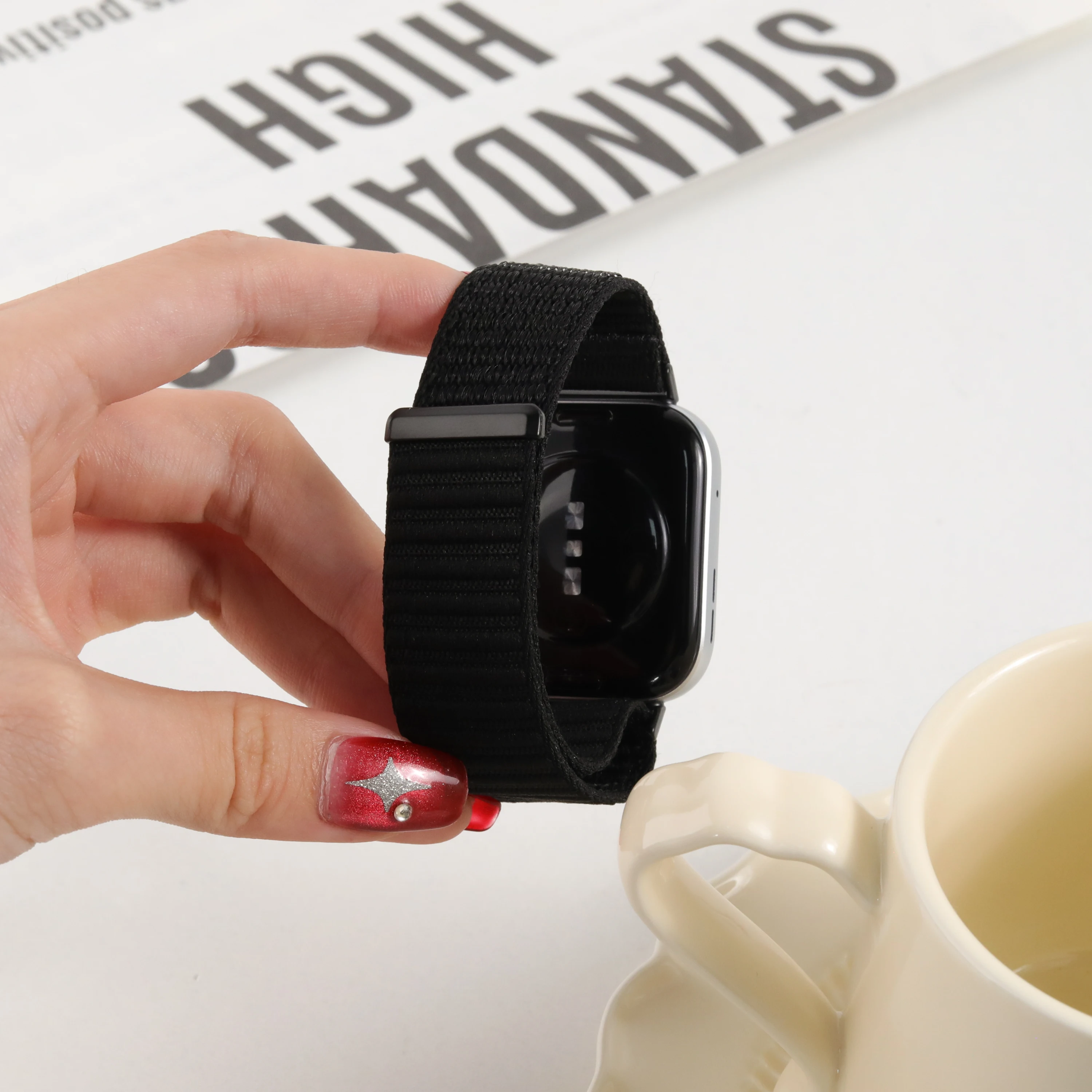 Breathable Sport Nylon Loop Bracelet Strap, Compatible with Huawei Watch Fit Series