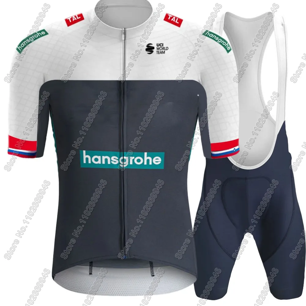 Boraful Hansgrohe Team Cycling Jersey Set Primoz Roglic Slovenia Clothing Road Bike Shirts Suit Bicycle Bib Shorts MTB cycling jersey cycling shirt cycling suit cycling jersey set