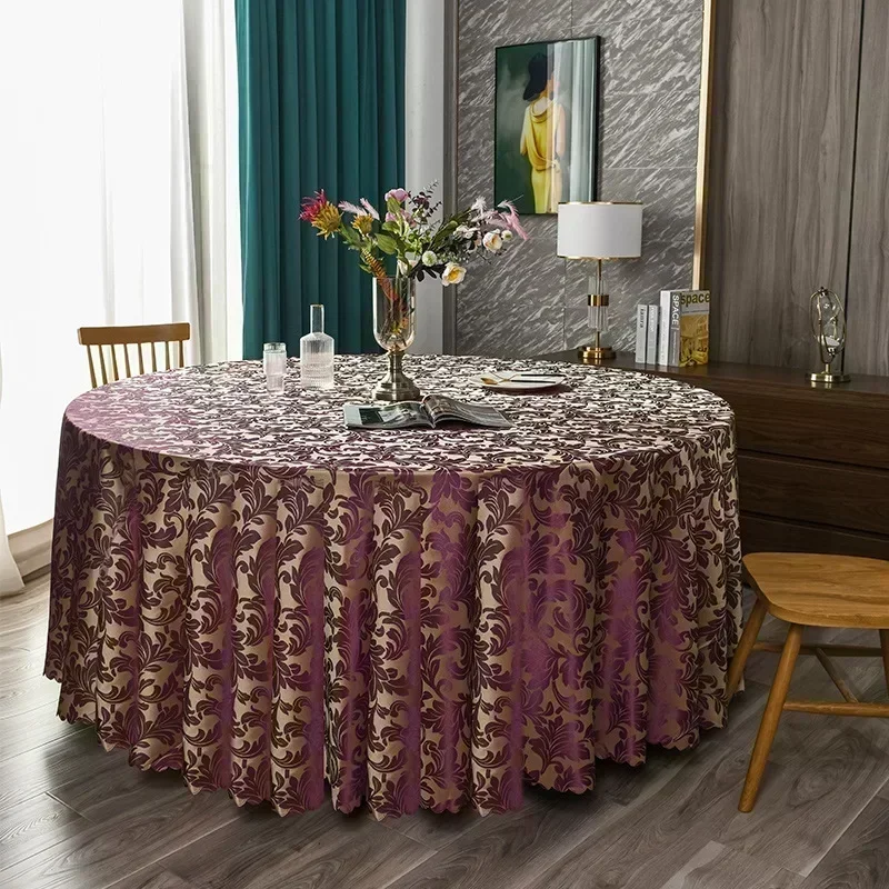 Description Picture 3 of itemLXS22 2024 New Table cloth, tablecloth, pure cotton satin pattern, rectangular restaurant