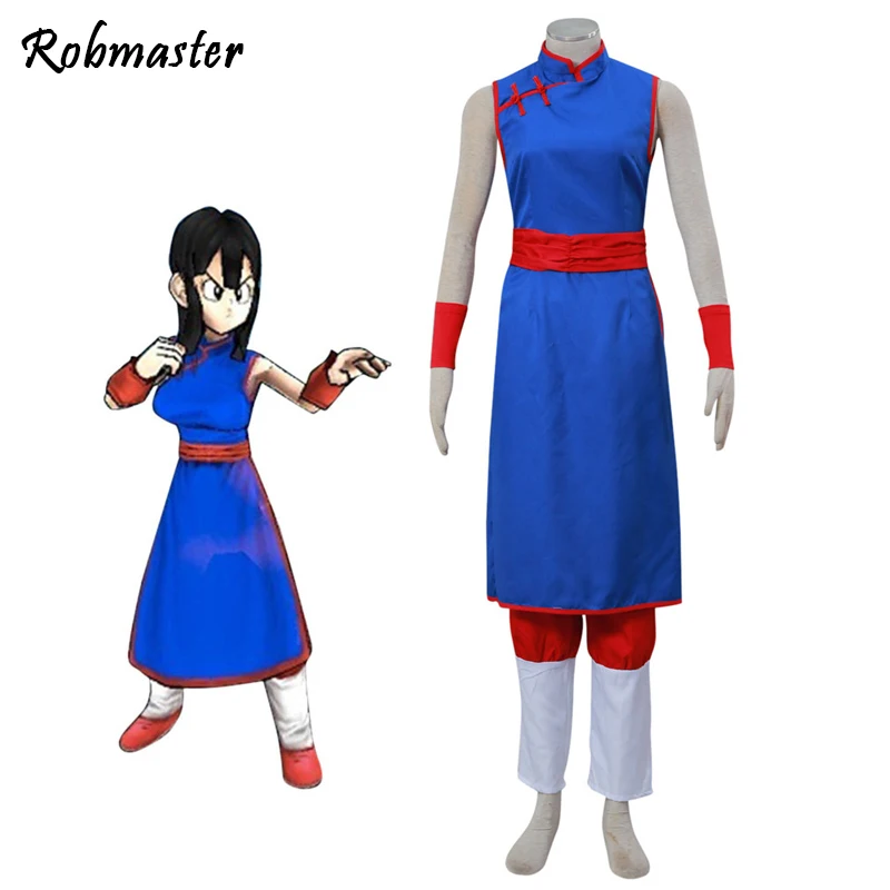 

Anime Chichi Cosplay Costume Adult Kids Plus Size Dress Chinese Gongfu Set Chichi Flight Wear Halloween Cosplay Costume