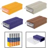 Thicken Stackable Hardware Parts Storage Boxes, Clear Finger Grip Drawers, for Crafts, Sewing Supplies, and Small Components 5