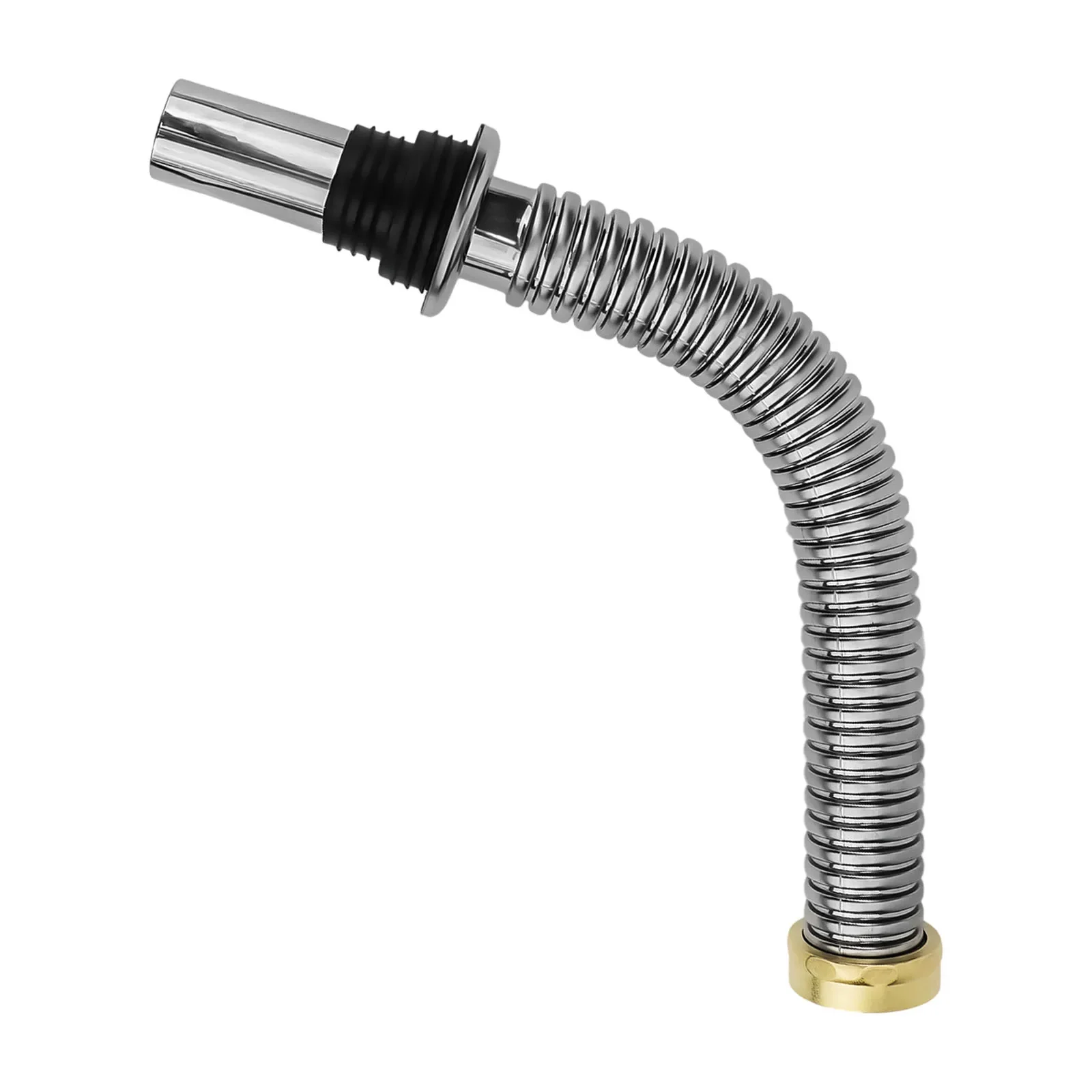 Sink Drain Pipe Set 40Cm 60Cm Stainless Steel Kitchen Sink Siphon Waste Drain Flexible Hose Home Retractable