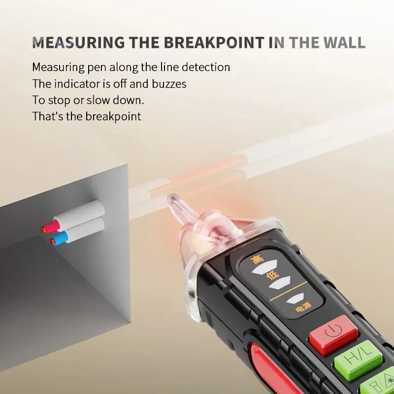 Electric Pen High-Precision Induced Electric Tester Pen Electroprobe Screwdriver Probe Light Voltage Tester Detector Test