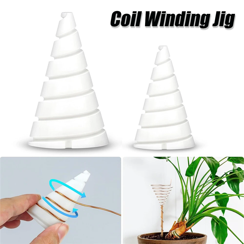

1-3PCS Coil Wire Winding Tool Reusable Multifunctional Plant Wire Antenna Fixture Electro Culture Gardening Copper Antenna Jig
