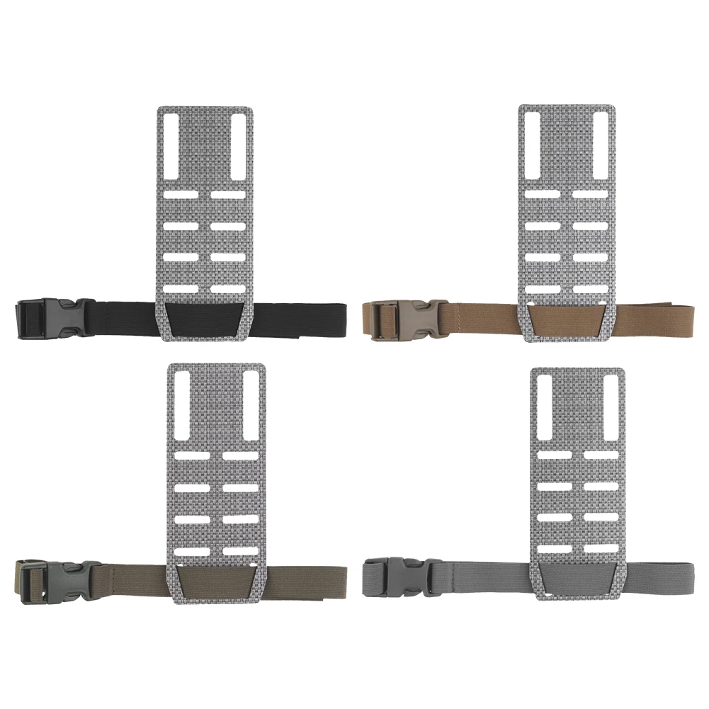 Modular Metal Pistol Holster Adapter Leg Strap Molle Quick Release Rib Adapter Holster Suspension Extension Plate