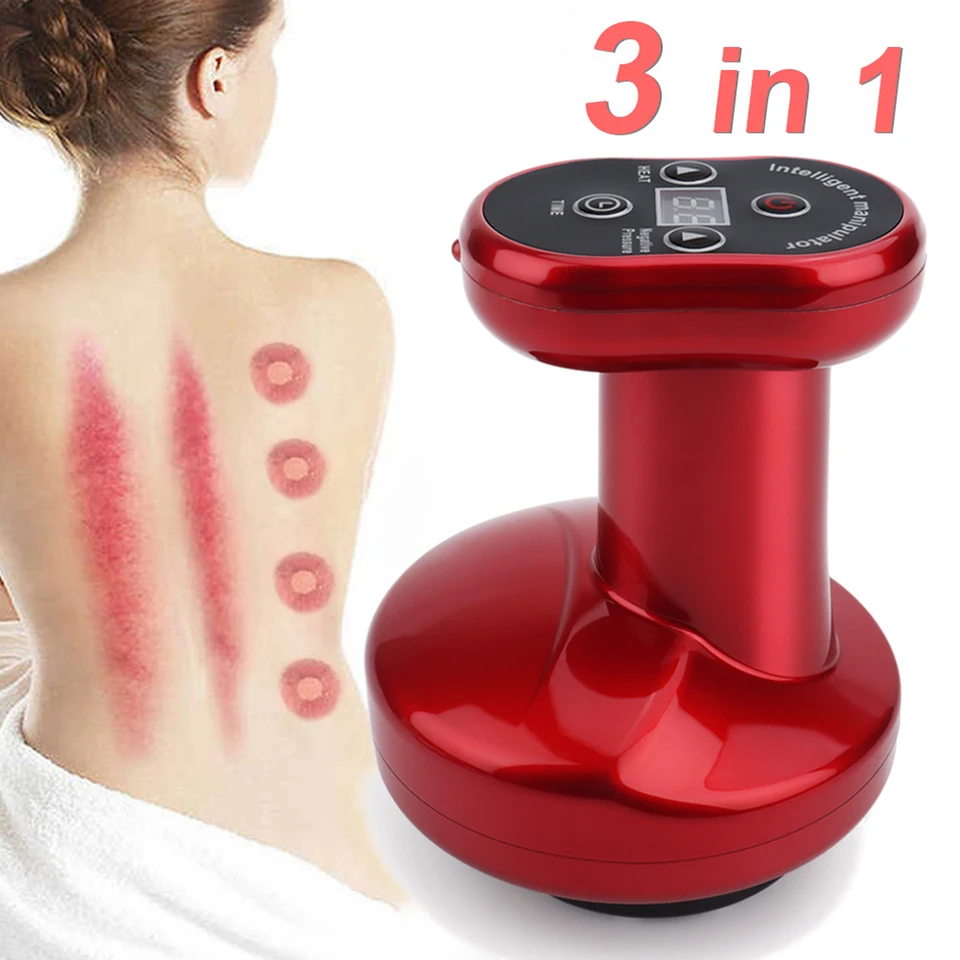 Masajeador Eléctrico Con Ventosa De Vacío Gua Sha