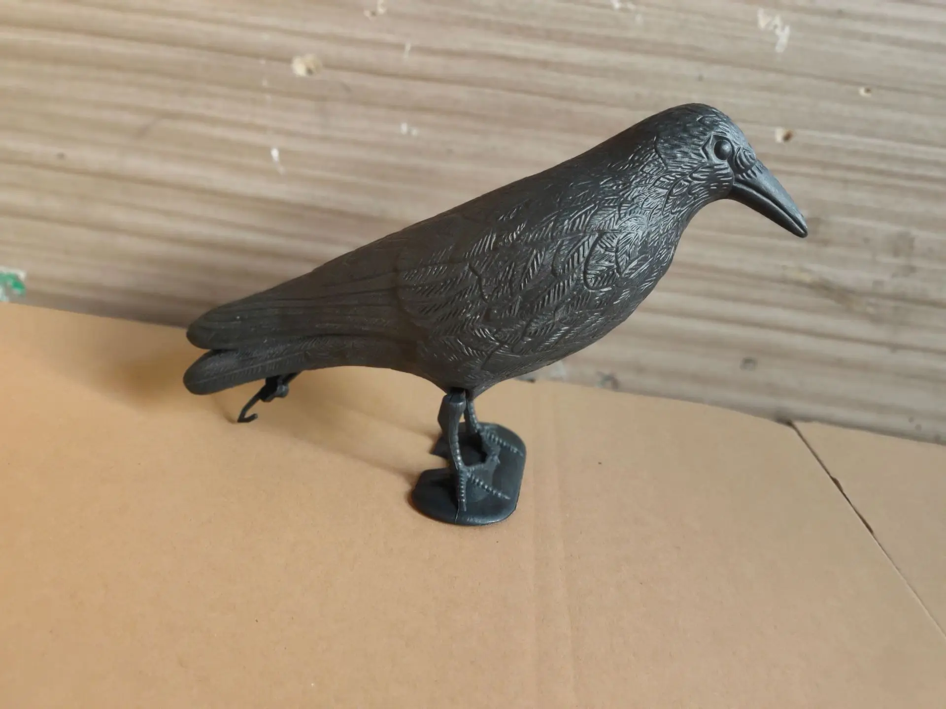 Decoracion Jardin ExteriorSimulation Black Crow Raven Bird Repellent Pest Control Pigeon Repellent Garden Decoration Outdoor