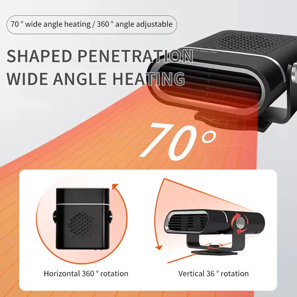 ABS Car Heater Fan 12V 24V Electric Defroster