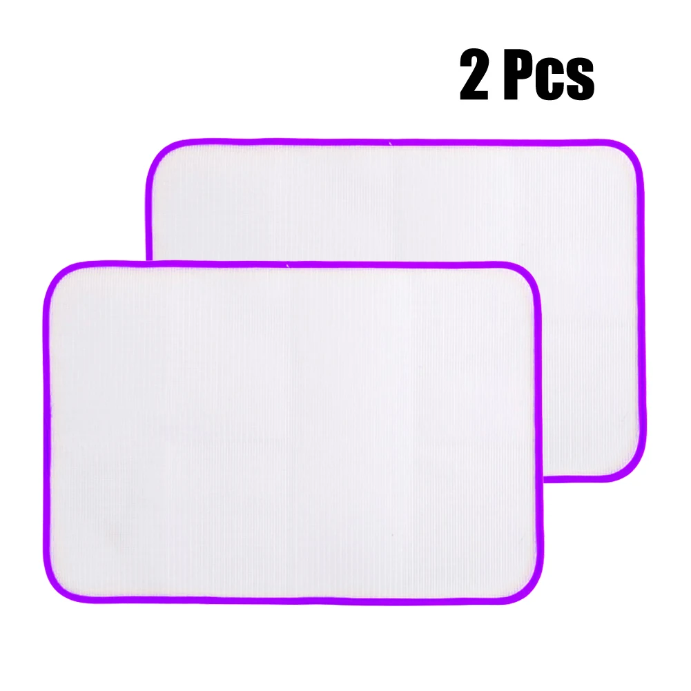 2 Pcs Ironing Cloth Ironing Board Covers Mesh Net Cloth Protect Garment Iron Clothes 50 35cm