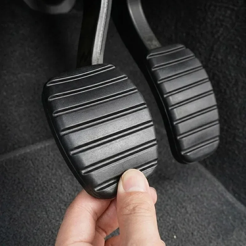 Renault Car Brake and Clutch Pedal Rubber Replacement Covers - Auto Interior Foot Pedal Protectors (Set of 2 or 4)