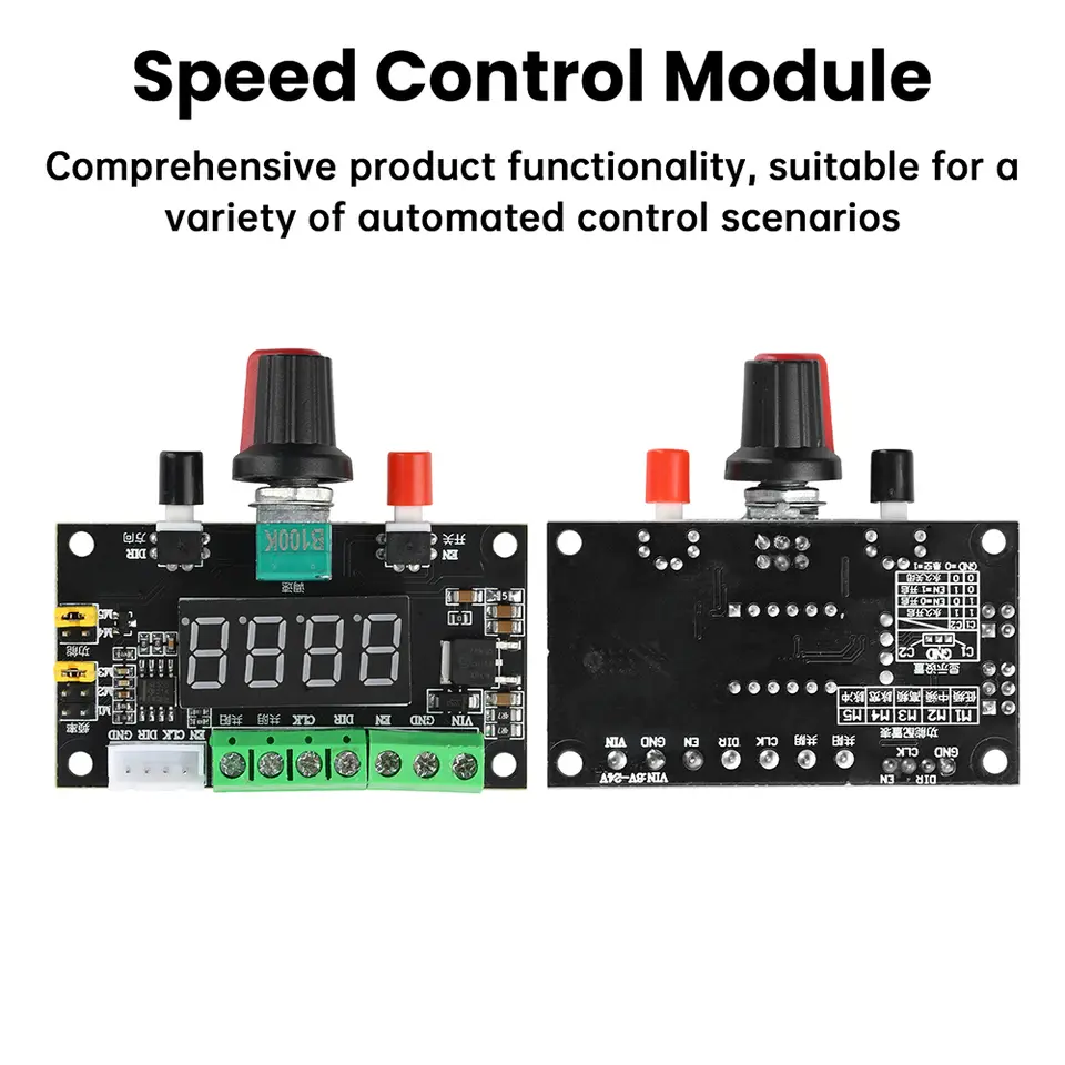 12V 24V Stepper Motor Driver PWM Pulse Signal Generator Forward/Reverse Controller Speed Control Module image 4
