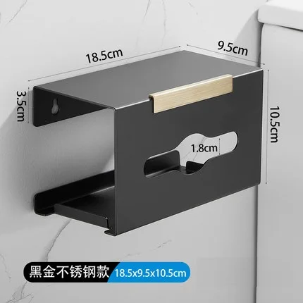 black gold paper box