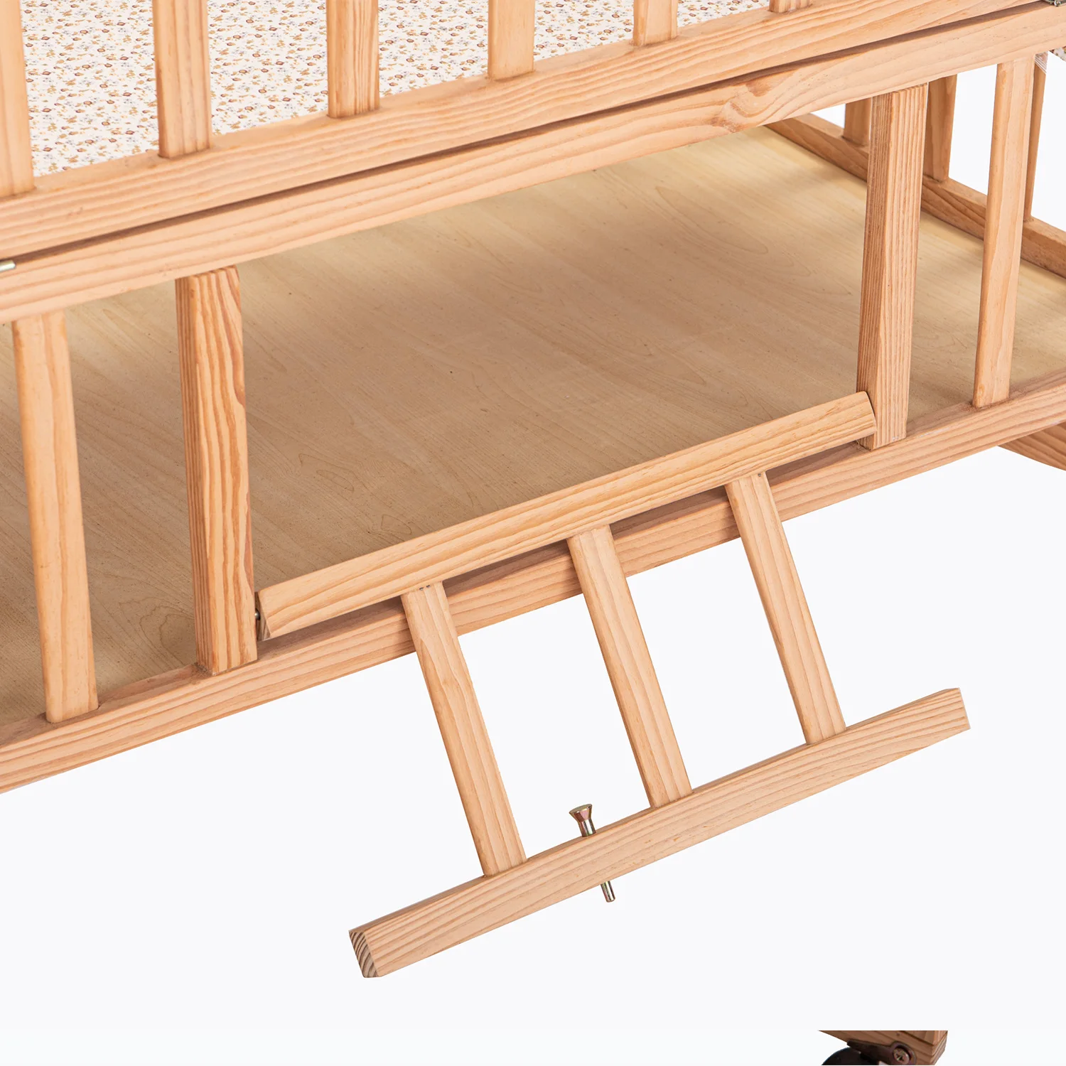 ベビー用寝具・ベッド Baby wooden crib Amazon.co.jp: Baby Crib, Wooden, Newborn, Bed-in-Bed, Easy
