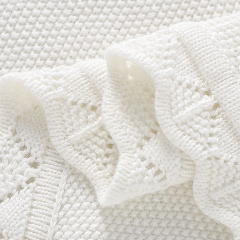 Baby Blankets for Newborn Cotton Dual-Use Stroller Nursery Crib Cuddle Soft Comfortable Infant Boy Girl Bedding Cellular 90*70cm