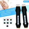 Newest Handheld Rechargeable CO2 Oxygen Bubble Device Exfoliate Oxygen Facial Machine Wrinkle Removal Portable Beauty Device