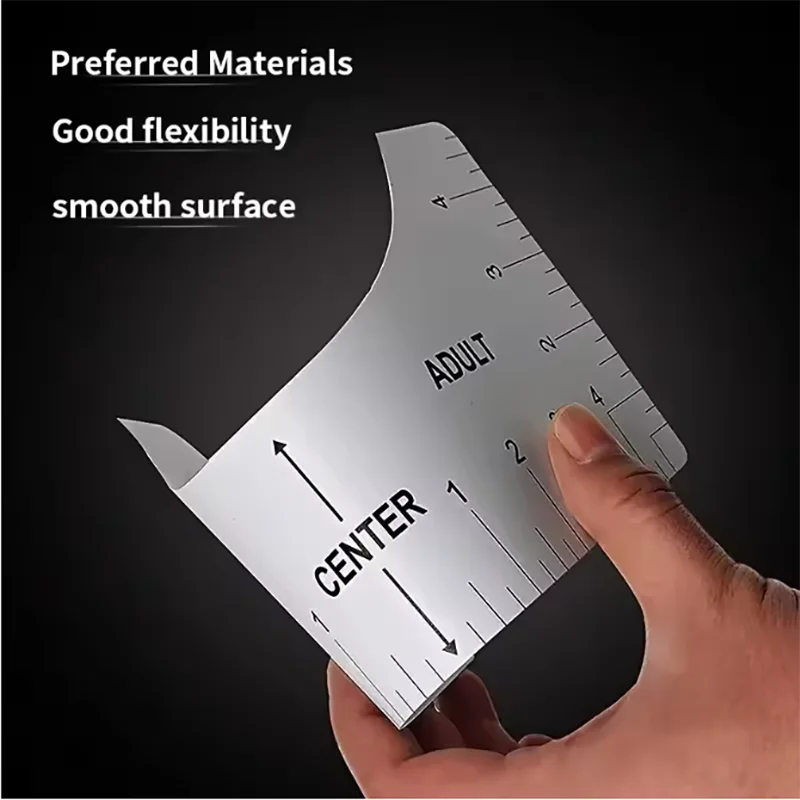 Transparent Acrylic T-shirt Alignment Ruler