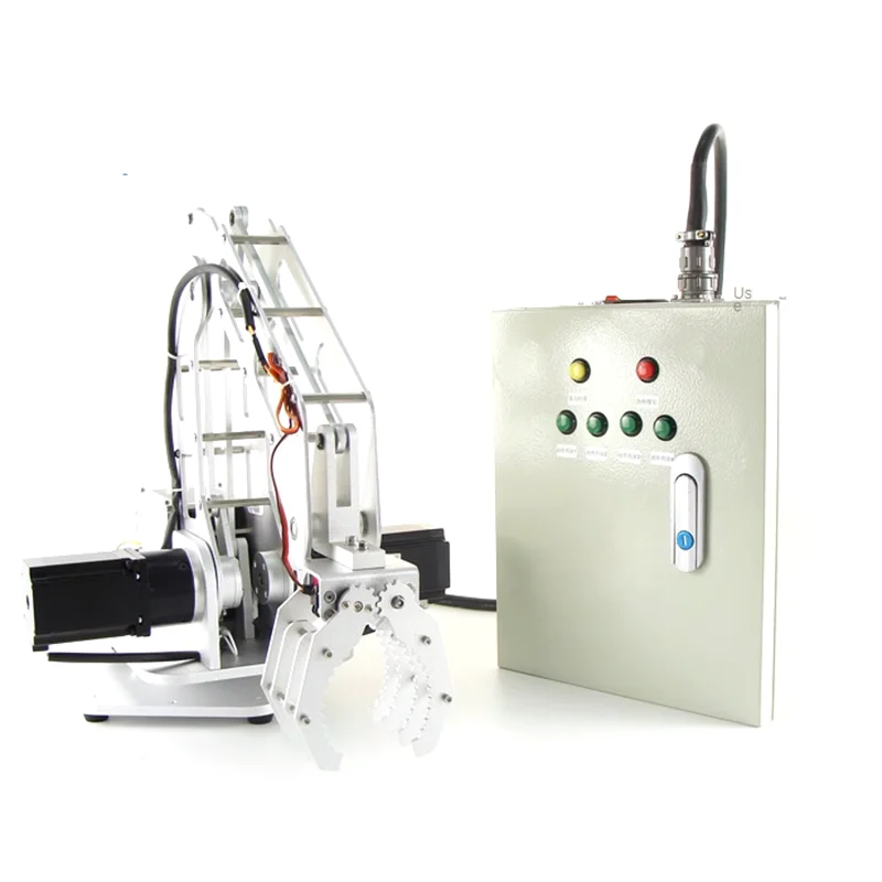 Braccio del robot passo-passo a 4 assi PayLoad da 2,5 kg Linea di assemblaggio automatica industriale Manipolatore Artiglio Pinza Braccio del motore di carico di grandi dimensioni da tavolo - immagine 2