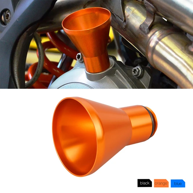 Entonnoir orange de remplissage d'huile moteur pour KTM 65 à 530 /  HUSQVARNA 65 à 501 - Tonnycat