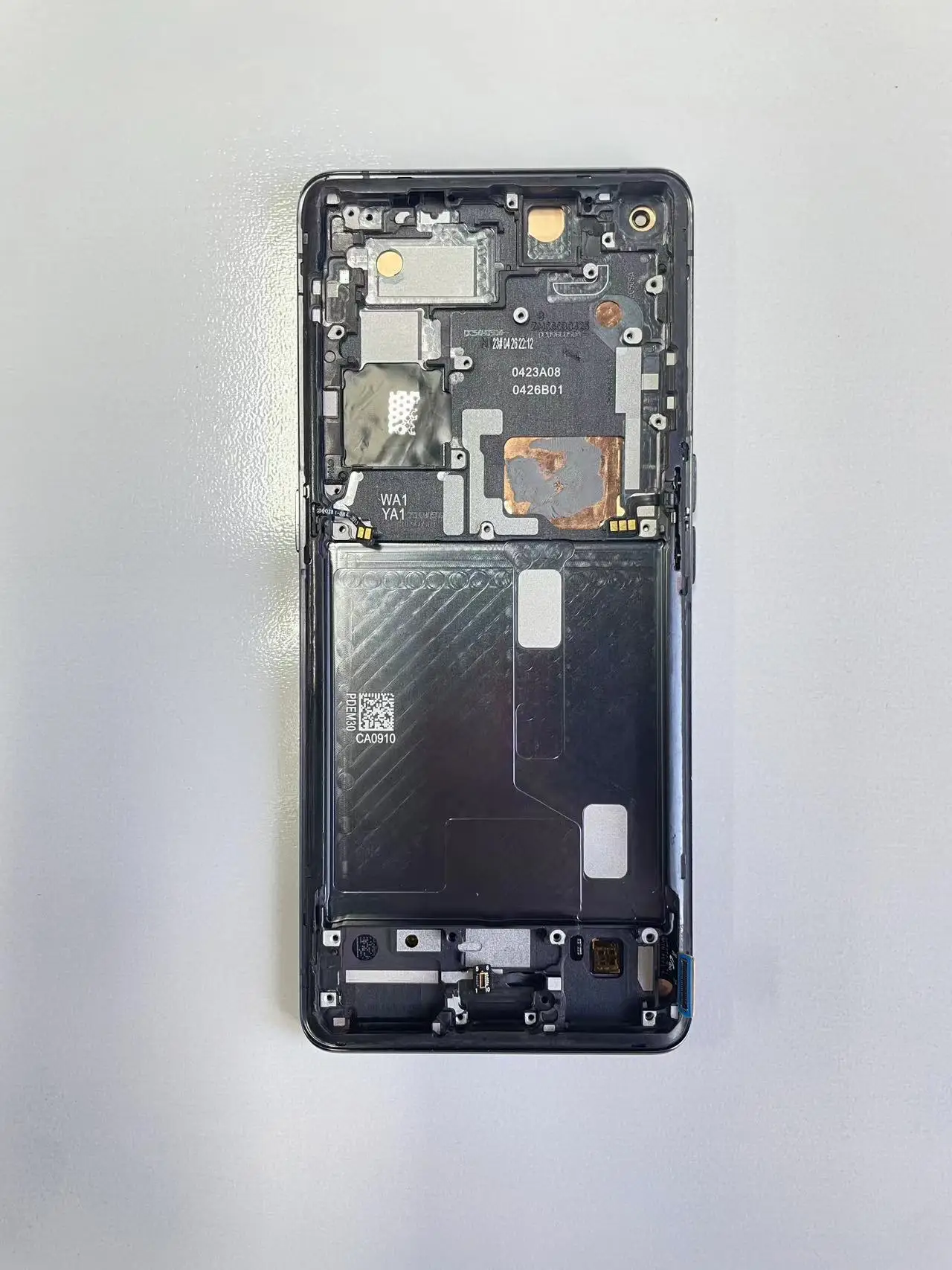 Original Ecran LCD Noir Céramique avec Châssis pour Xiaomi Mi 11 Ultra