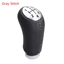 Matte Black and Gray Gear Shift Knob - Ergonomic Design with Headball Grip (GRAY)