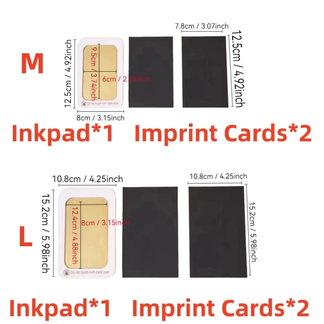 Pet Print Kit Handprint and Footprint Pad with Impression Cards For Babies and Pets