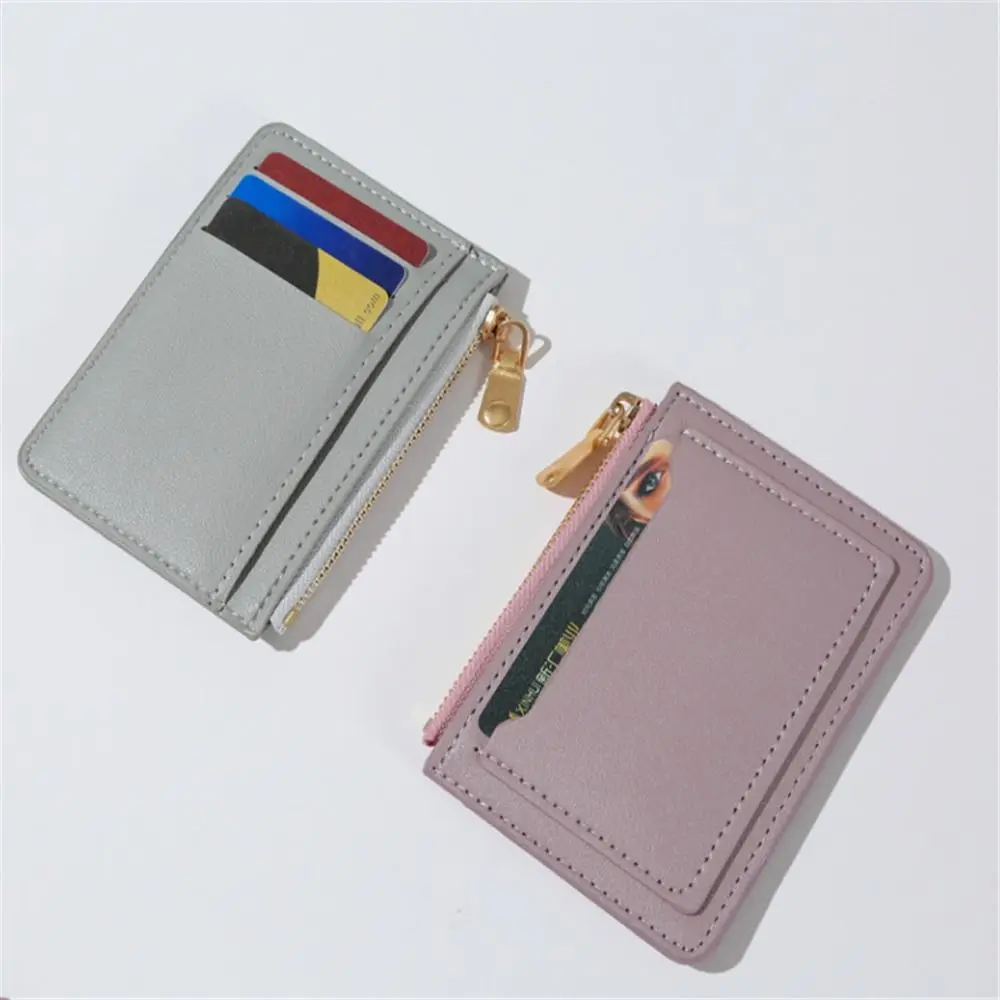 Women Mini Coin Purse PU Leather Short Wallets Card Holder Fashion Zipper Pouch Girls Money Bag credit card holder,id card holder,synthetic leather wallet,leather coin purse
