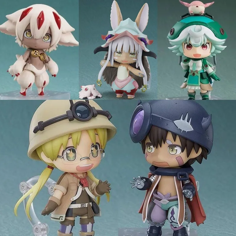 

Anime Made in Abyss Action Figure Toys Manga Nanachi Reg Riko Figurine Q Version Collection Model Ornament Gift for Children