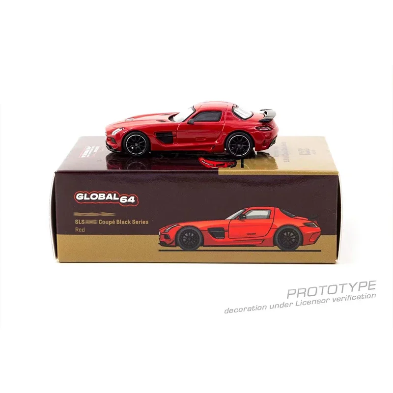 Disponibile Tw 1:64 Sls Coupe Black Series China Special Edition Diecast Diorama Car Model Collection Miniature Carros Tarmac Works