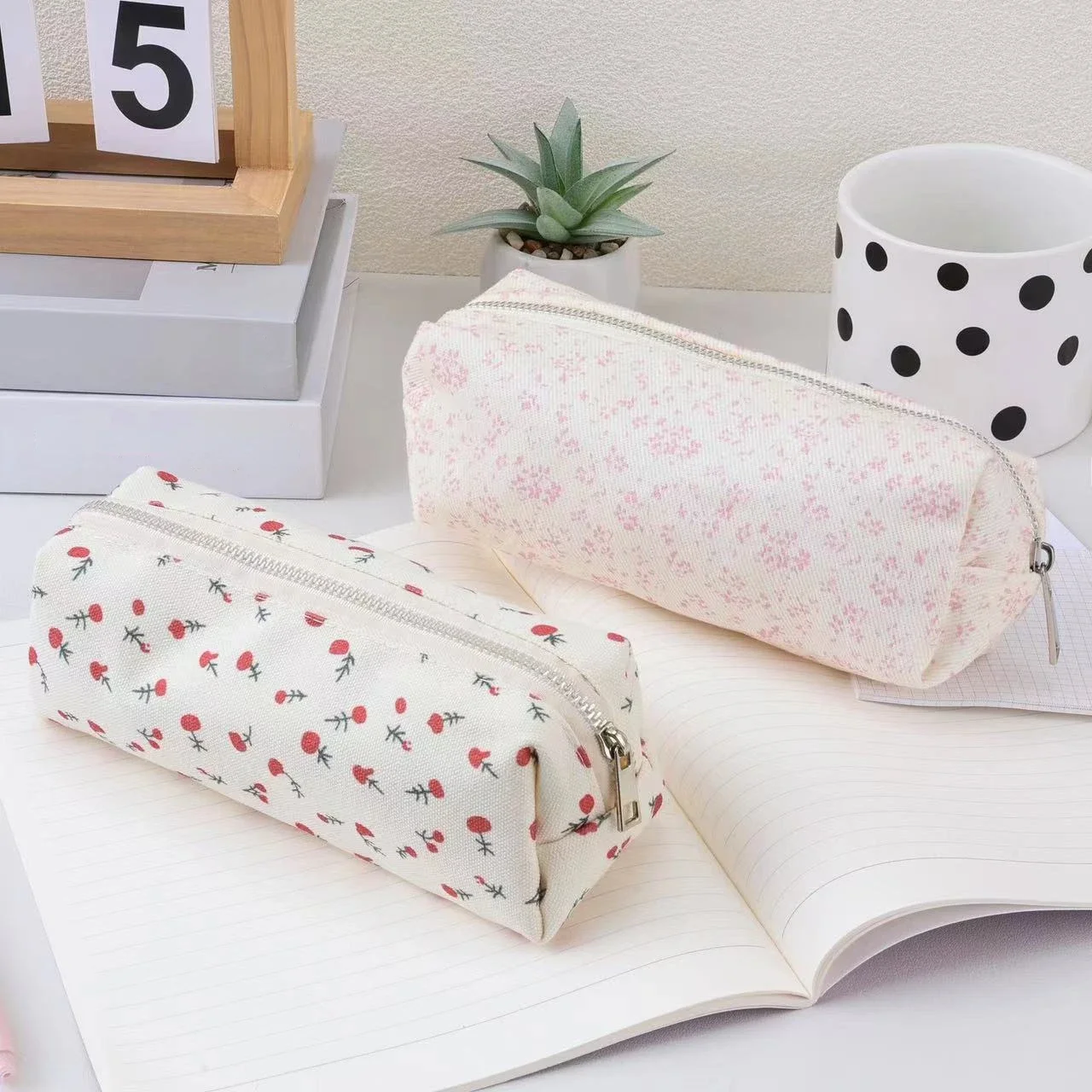 Trousse Noeud Kwayi Trousse À Crayons En Peluche Mignonne Pour Adolescentes Trousse Scolaire