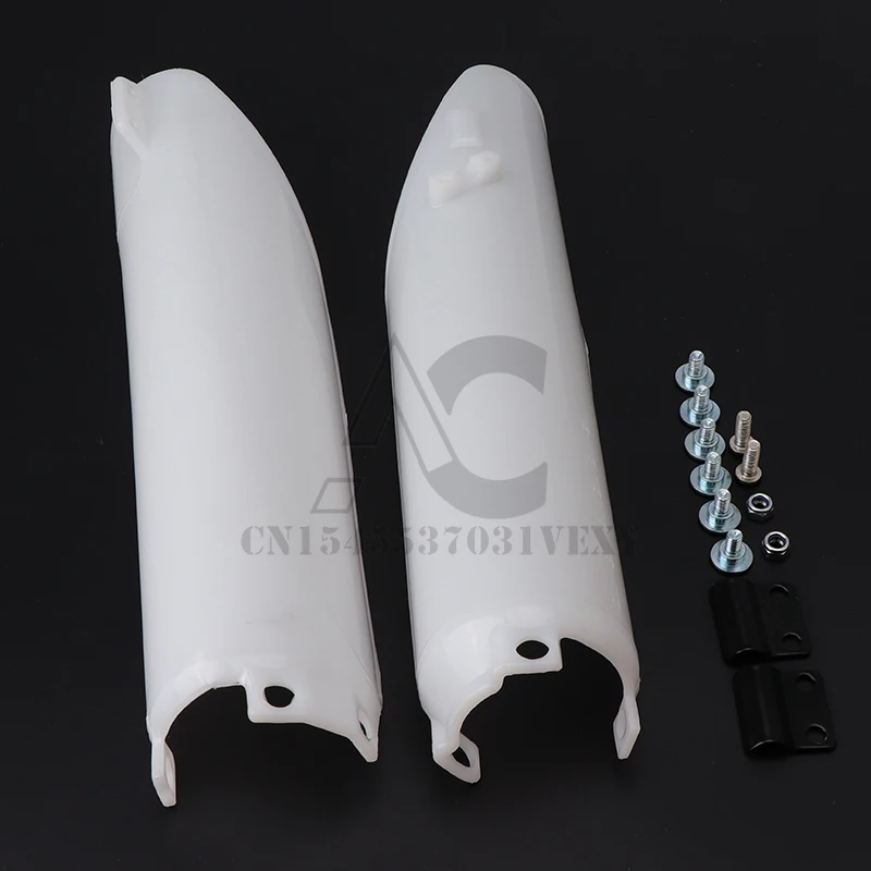 White Black Plastic Fork Guard Front Shock Absorbe Cover Protector For  Honda CR125 CR250 CR500 CRF250 CRF450 CRF 250 450 R X RX - AliExpress