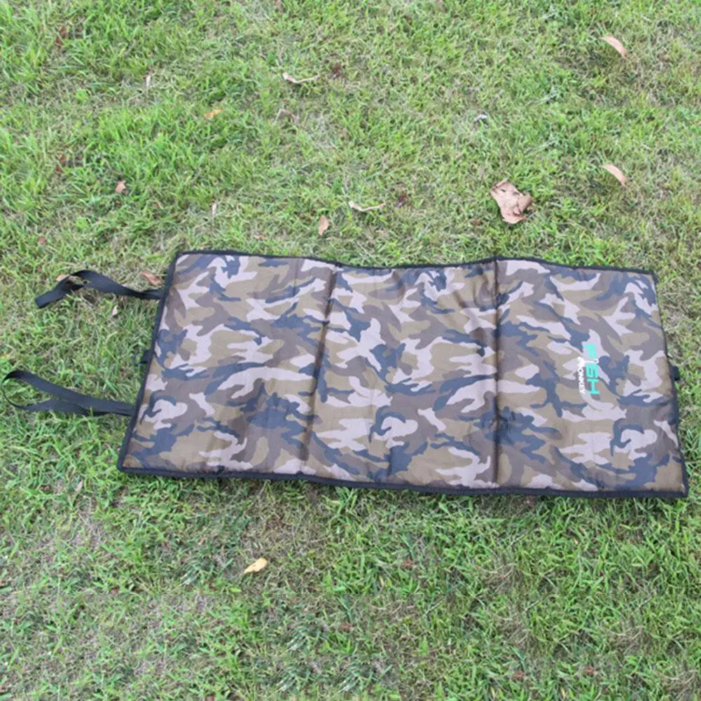 Fishing Unhooking Mat Padded Landing Mat With Measuring Tape Foldable