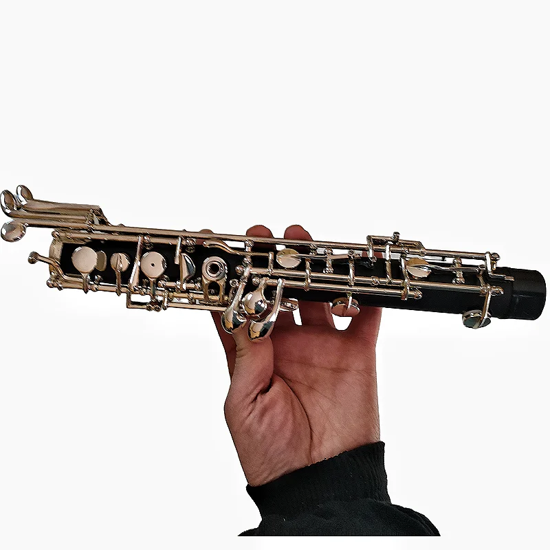 

High Quality Bakelite Body Semi-automatic Oboe,Silver plated Keys,Free case bag reed Kits