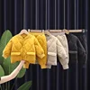 Korean Style Winter New Children's Thickened Warm Suit Padded Korean Version Baby 2-Piece Set Wholesale For Boys