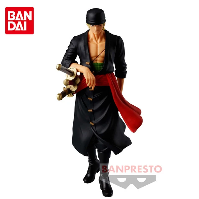 Action Figure One Piece Roronoa Zoro  One Piece Action Figures Bandai -  33cm One - Aliexpress