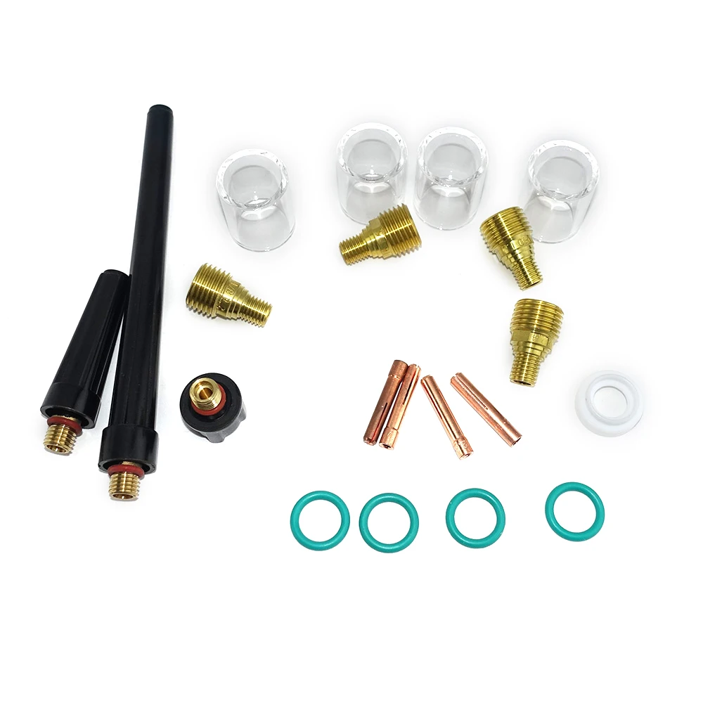 Pyrex Tig Kit Di Saldatura Per Torce Tig Wp-9 E Wp-17 Lente Un - Foto 6