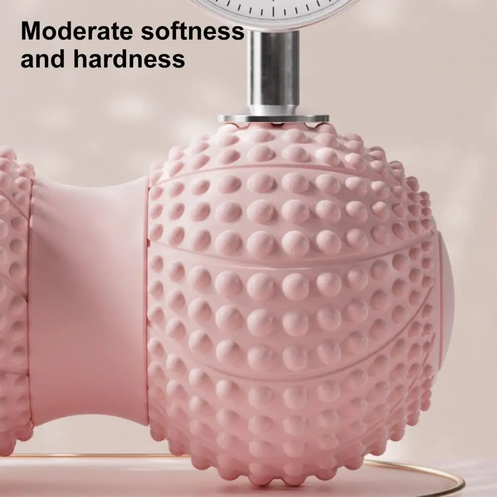 13.5*6.5cm Peanut Massage Ball Deep Tissue Muscle Relaxation Double Lacrosse Roller Physical Therapy Leg Arm Full Body Massager
