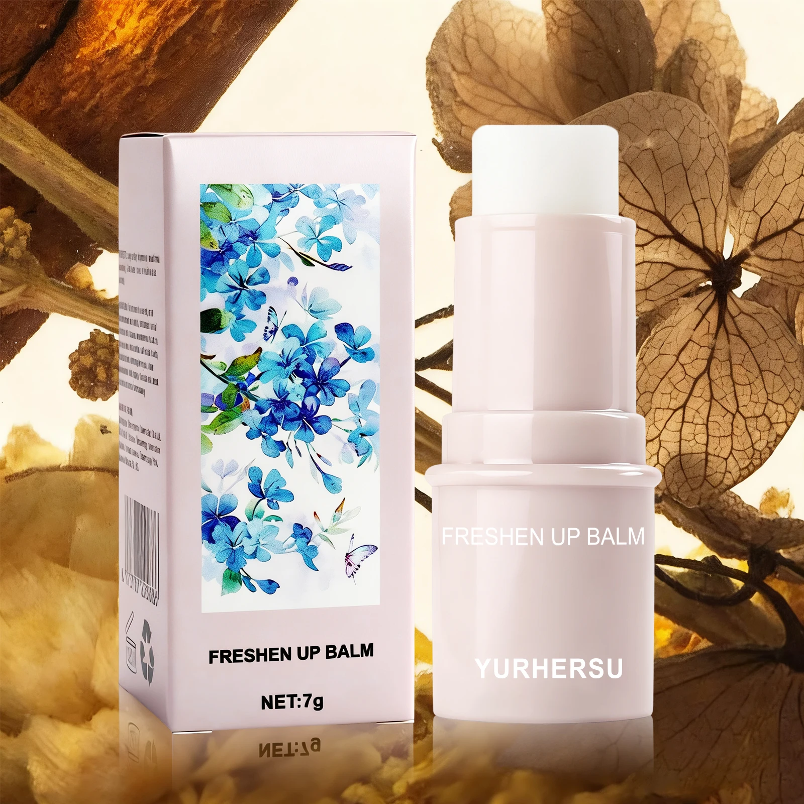 Portable antiperspirant stick, natural and fresh fragrance, removes underarm odor, suitable for both men and women