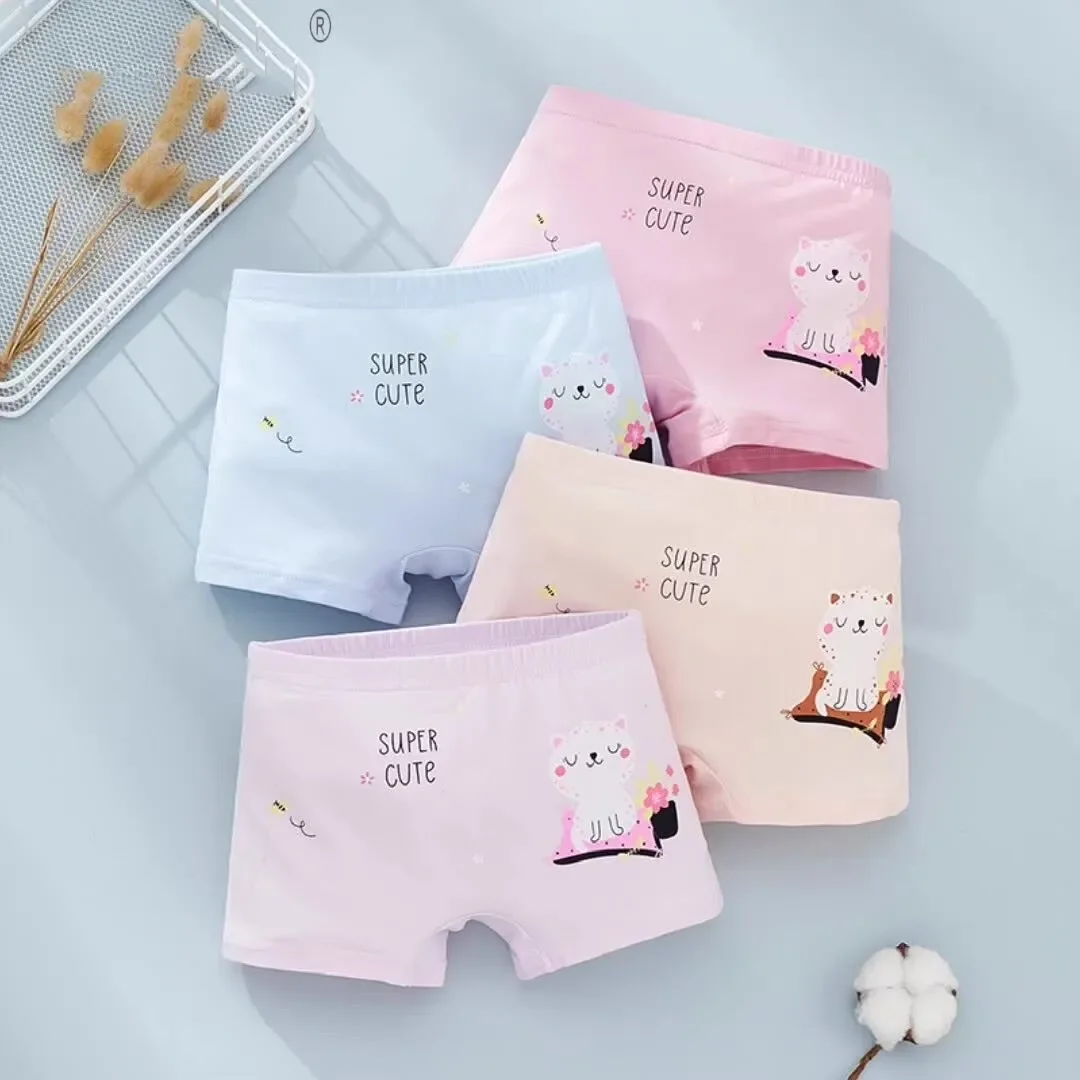 3-Pack Girls Underwear Baby Princess Boyshort Toddler Panties Soft Cotton  Briefs