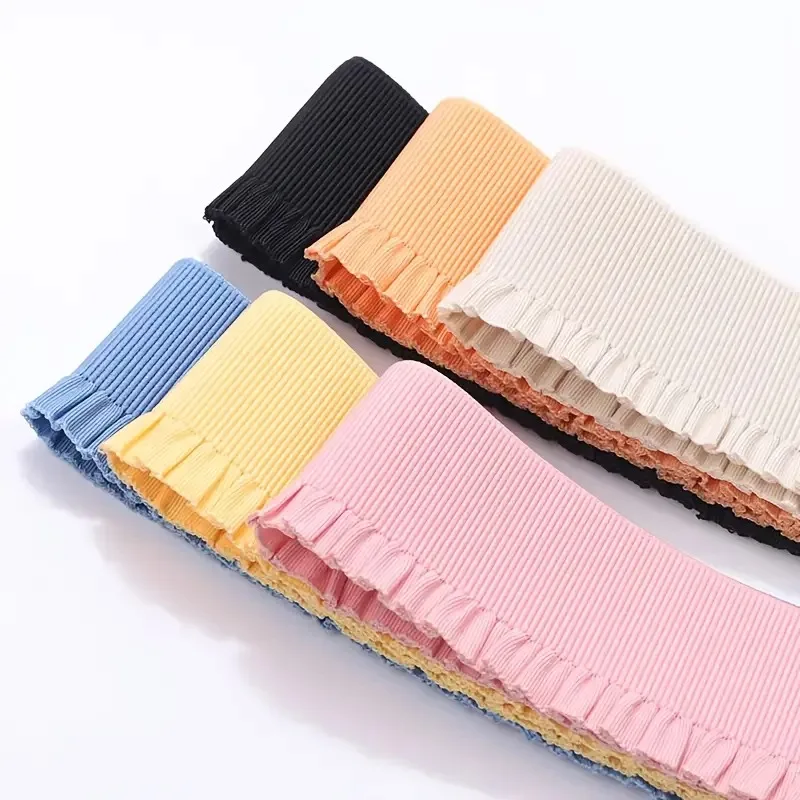 Elastic Lace Fabric Trim Ribbon - Decorative Stretch Band