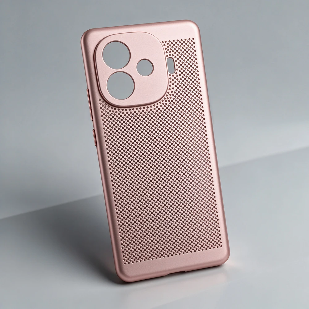 Ultra Thin Breathable Mesh Matte Hard Phone Case - Full Protective Cover