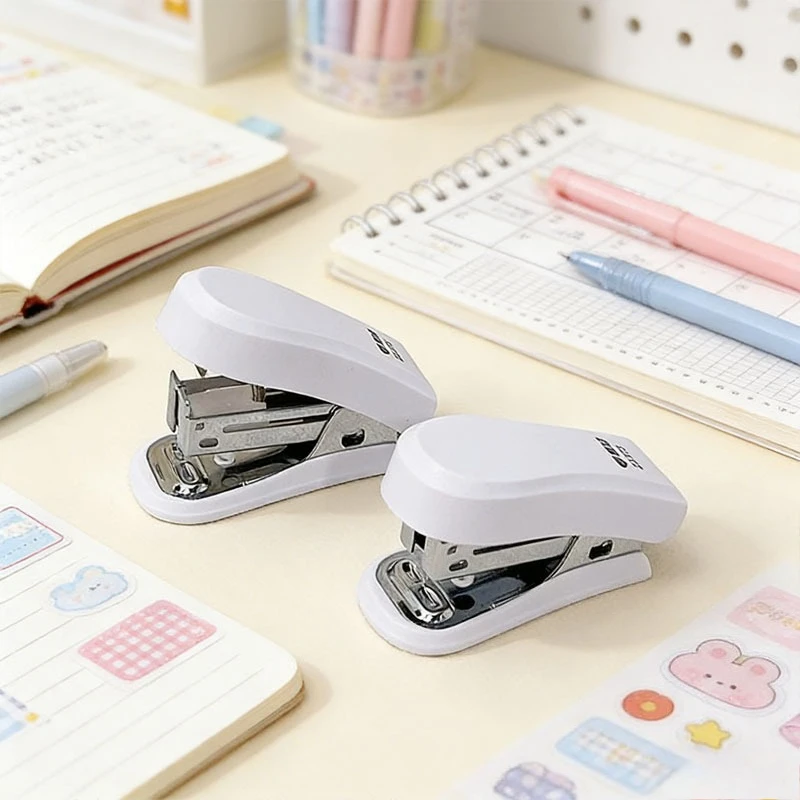 미니 스테이플러 수동 스테이플러 2000개 스테이플 표준 수동 스테이플러 학생용..
