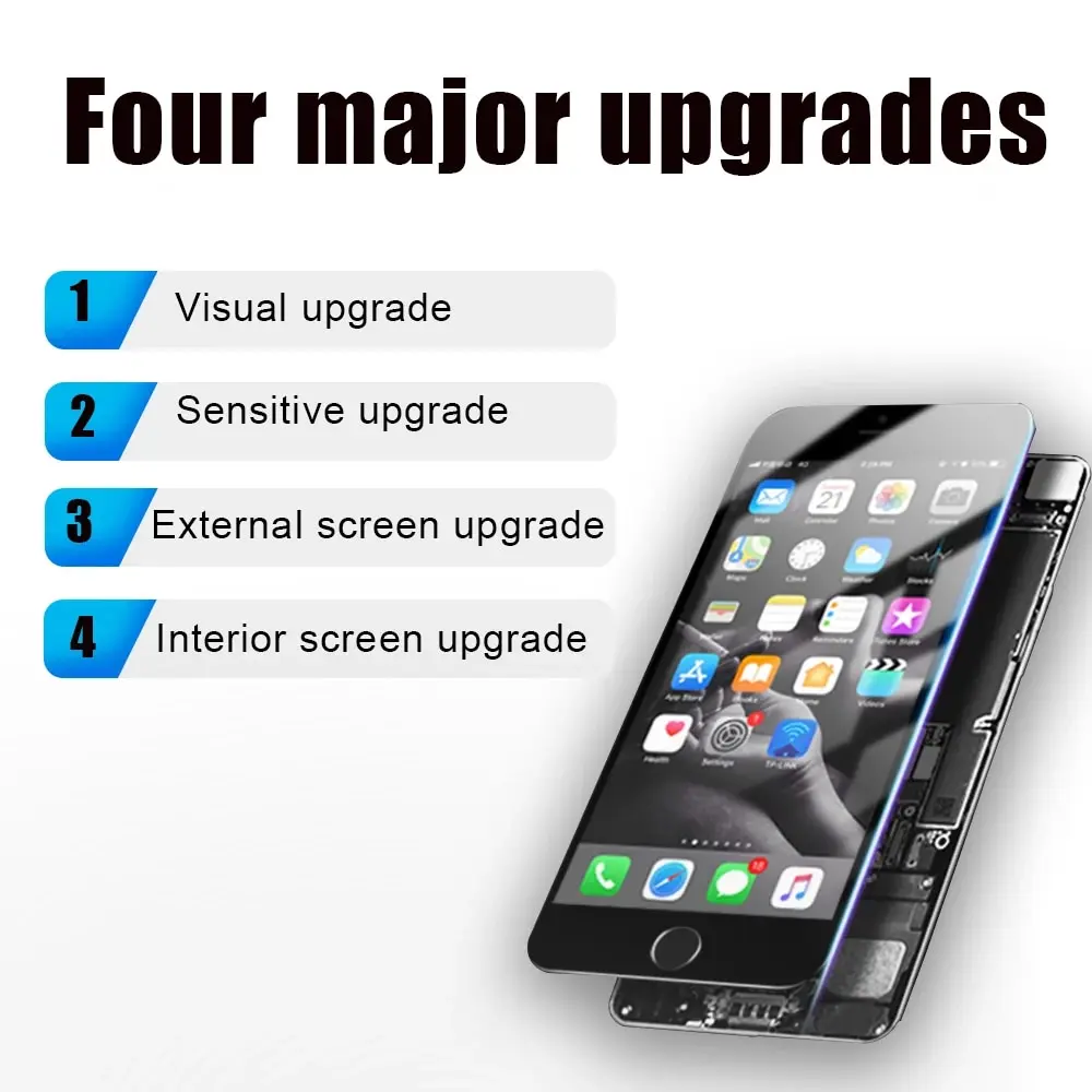 AAA  LCD Ϻ 3D ġ ũ Ÿ ,  6 6S 7 8 ÷ X XR XS MAX 11PRO 12 13 14 ÷̿