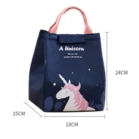 Portable Fridge Thermal Bag Women Children's School Thermal Insulated Lunch Box Tote Food Kawaii Cartoon Small Cooler Bag Pou 5