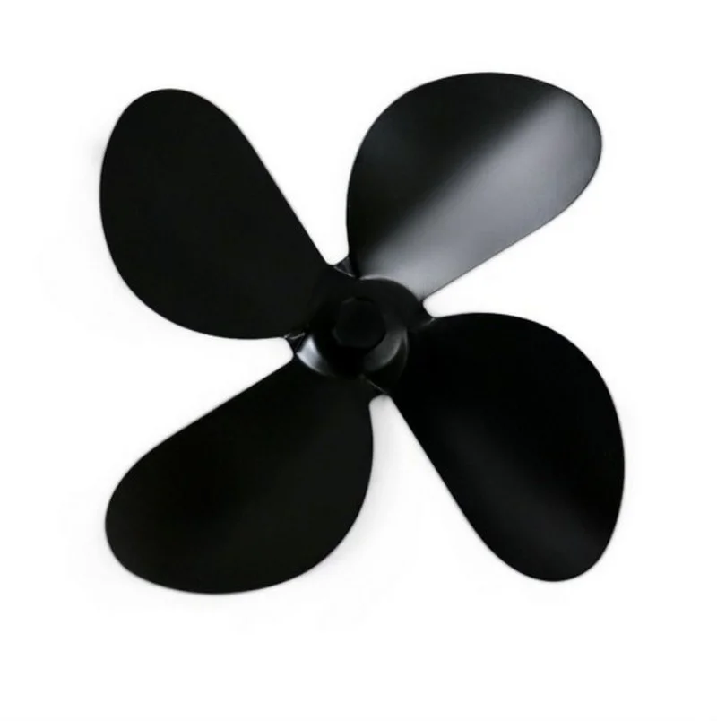 4 Blades Stove Fan Heat Powered Stove Fan Log Wood Burner Ecofan Quiet Home Fireplace Chimney Efficient Heat Distribution