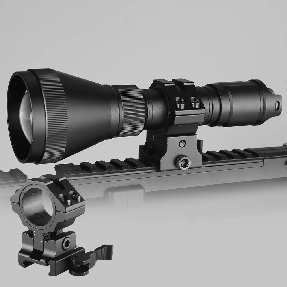 유니크파이어 2개 M3020KC QD 퀵 릴리즈 1인치 25.4mm/30mm 스코프 링 로우 프로파일 23mm 도브테일 레일 마운트 QD 링