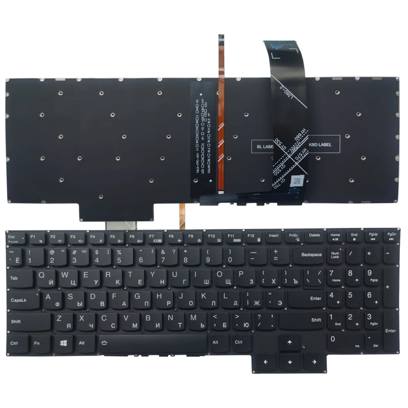 New ru Russo Teclado do Portátil para Lenovo Legião 517imh05h 17imh05 17arh05h 5p 5-15arh05 15arh05h 15imh05 15imh05h 15ach6h