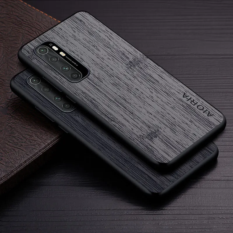 Luxury Bamboo Wood Pattern Leather Case